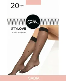 gatta-stylove-02-knee-sock-20den-uni-sabia