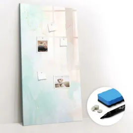 tablica-magnetyczna-szklana-marker-gratisy-pastelowa-abstrakcja-60x120-cm