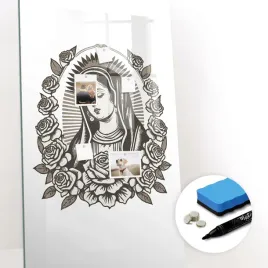 tablica-magnetyczna-szklana-gratisy-gabka-dziewica-z-guadalupe-60x120-cm