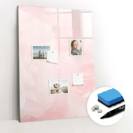 szklana-tablica-magnetyczna-suchoscieralna-magnesy-kwiaty-roze-70x100-cm