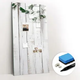 szklana-tablica-magnetyczna-suchoscieralna-magnesy-drewniane-panele-60x120