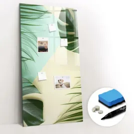 edukacyjna-tablica-magnetyczna-szklana-gratisy-monstera-tropikalna-60x120