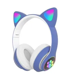 sluchawki-bluetooth-nauszne-kocie-uszy-niebieski