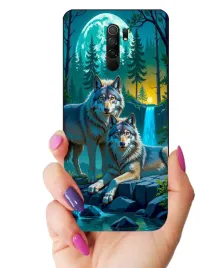 etui-case-do-xiaomi-redmi-9-wilki-wolf-misie