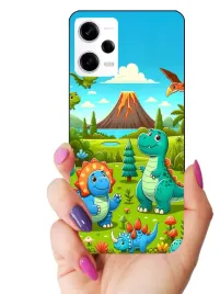 etui-case-do-xiaomi-redmi-note-12-pro-5g-liski-dinozaury-zolwie