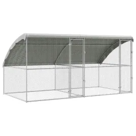 klatka-dla-kur-2-szt-srebrny-400-x-200-x-200-cm
