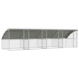 klatka-dla-kur-4-szt-srebrny-800-x-200-x-200-cm