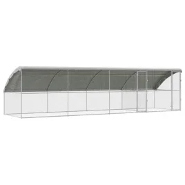 klatka-dla-kur-4-szt-srebrny-800-x-200-x-200-cm