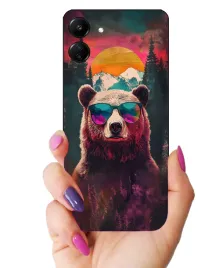etui-case-do-xiaomi-redmi-13c-wilki-wolf-misie