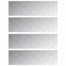 stopien-prostokatny-4-szt-srebrny-100-x-30-cm-aluminium