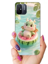 etui-case-do-xiaomi-redmi-12c-liski-dinozaury-zolwie