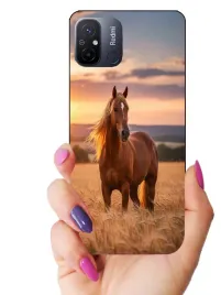 etui-case-do-xiaomi-redmi-12c-konie-koniki-horse
