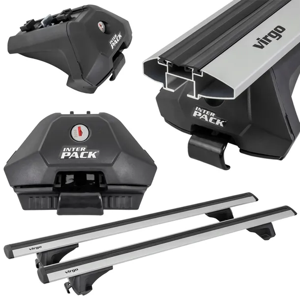 Bagażnik dachowy na relingi zintegrowane Inter Pack Virgo IR 110 (G2)