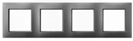 ramka-poczworna-aria-r-4u-70-szary-mat-ospel
