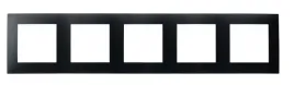 ramka-pieciokrotna-szafir-czarna-r-5z-33-ospel