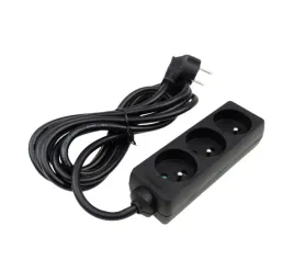 przedluzacz-3-gniazda-z-uziemieniem-czarny-16a-230v-3m-eco-light