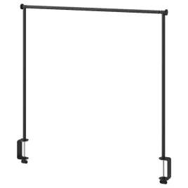 ikea-helgeo-ozdobny-drazek-do-stolu-czarny-regulowane-115-235x116-cm