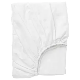 ikea-dvala-przescieradlo-z-gumka-120x200-cm-bialy-100percent-bawelna