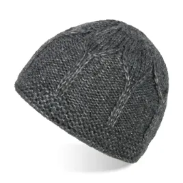 czapka-damska-ciepla-zimowa-beanie-na-polarze-ciemnoszara-uniwersalna