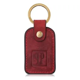 brelok-do-kluczy-skorzany-czerwony-vintage-prostokatny-paolo-peruzzi