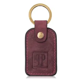 brelok-do-kluczy-skorzany-rozowy-vintage-prostokatny-paolo-peruzzi