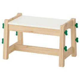 ikea-flisat-lawka-dziecieca-regulacja-wysokosci-zielony
