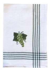scierka-kuchenna-50x70-haftowana-winogrono-zielone