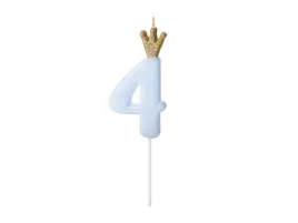 swieczka-urodzinowa-z-korona-cyferka-4-jasnoniebieska-partydeco