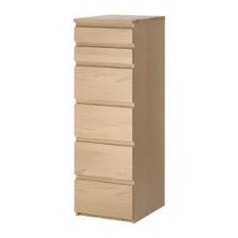 ikea-malm-komoda-6-szuflad-z-lustrem-40x123-dab