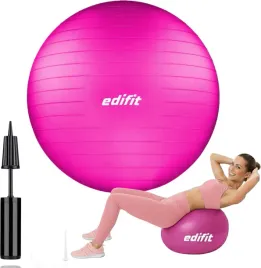 edifit-pilka-do-jogi65-cm-rozowa-nowa