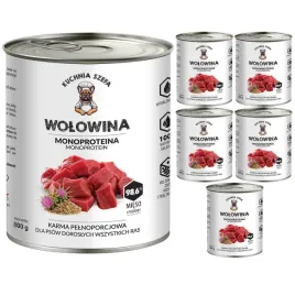 mokra-karma-dla-psow-wolowina-monoproteinowa-6x800g-kuchnia-szefa