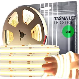 tasma-led-cob-5m-230v-12v-neon-ledy-biala-neutralna-4000k-mocna-4500lm-50w