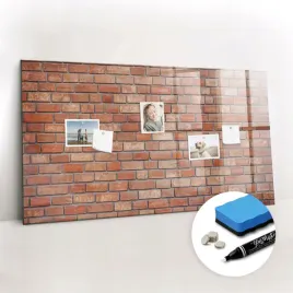 do-domu-tablica-magnetyczna-szklana-edukacyjna-ceglana-sciana-120x60-cm
