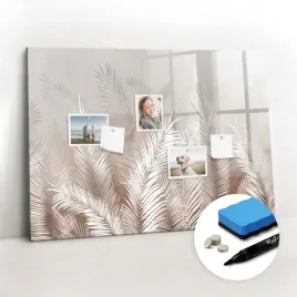 marker-tablica-magnetyczna-szklana-gratisy-tropikalne-liscie-100x70-cm