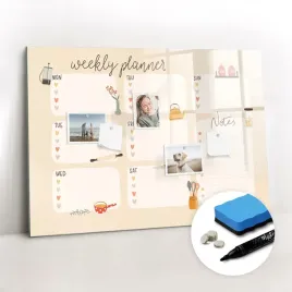 tablica-magnetyczna-suchoscieralna-gratisy-magnesy-tygodniowy-planer-100x70