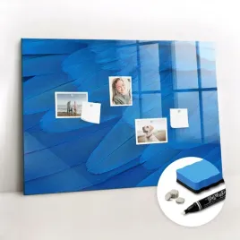 szklana-edukacyjna-tablica-magnetyczna-na-sciane-gratisy-pioro-ptaka-100x70