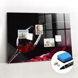 tablica-magnetyczna-szklana-suchoscieralna-gratisy-magnesy-wino-100x70-cm