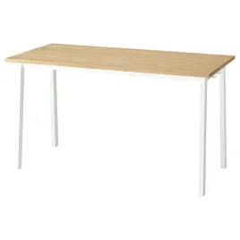 ikea-mittzon-stol-konferencyjny-okleina-debowa-bialy-140x68x75-cm