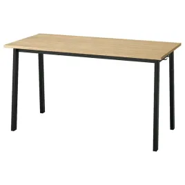 ikea-mittzon-stol-konferencyjny-okleina-debowa-czarny-140x68x75-cm