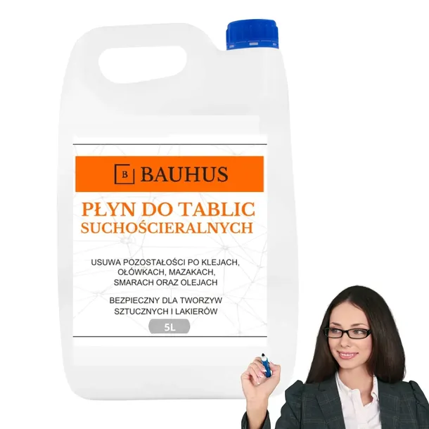 PŁYN do TABLIC suchościeralnych magnetycznych do czyszczenia 5L + GRATIS