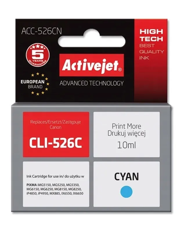 tusz-activejet-acc-526cn-canon-cli-526c-supreme