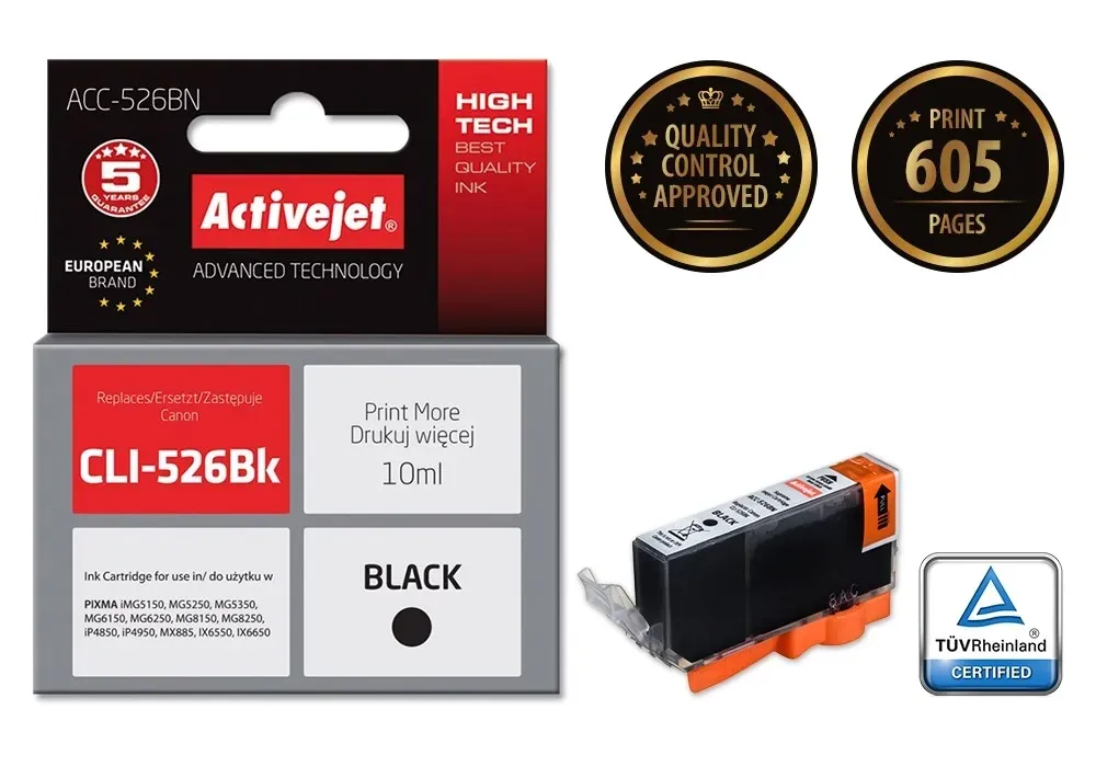 tusz-activejet-acc-526cn-canon-cli-526c-supreme-stan-nowy