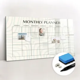 tablica-magnetyczna-szklana-do-domu-gratisy-marker-gabka-planer-miesieczny