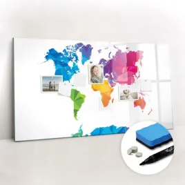 tablica-magnetyczna-szklana-gratis-gabka-abstrakcyjna-mapa-swiata-120x60-cm