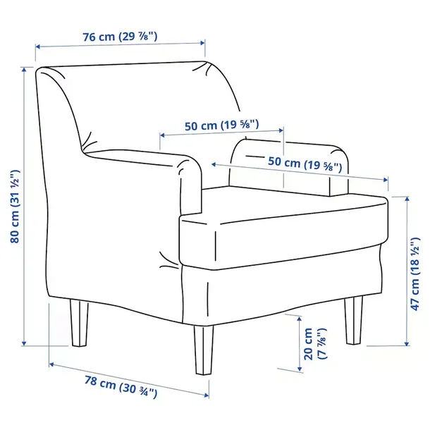 ikea-rocksjon-fotel-blekinge-bialy-stan-nowy