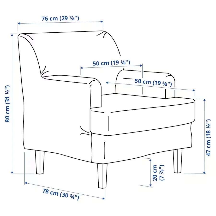 ikea-rocksjon-fotel-blekinge-bialy-stan-nowy