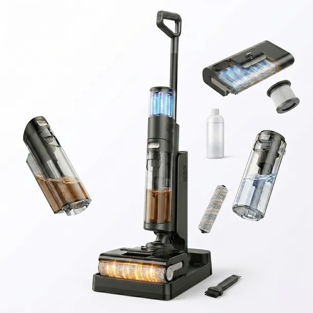 ODKURZACZ MYJĄCY MOP 3w1 LARESAR S7 PRO 19000Pa + PŁYN BAZA