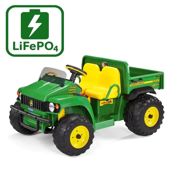 PEG PEREGO ZESTAW! JOHN DEERE GATOR HPX CIĘŻARÓWKA 12V 13Ah + PRZYCZEPA!