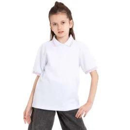 polowka-bluzka-t-shirt-dziewczecy-bawelna-biala-biel-6-7-lat