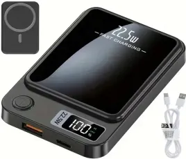 szybki-bezprzewodowy-power-bank-magsafe-indukcyjny-10000mah-225w-usb-c-pd